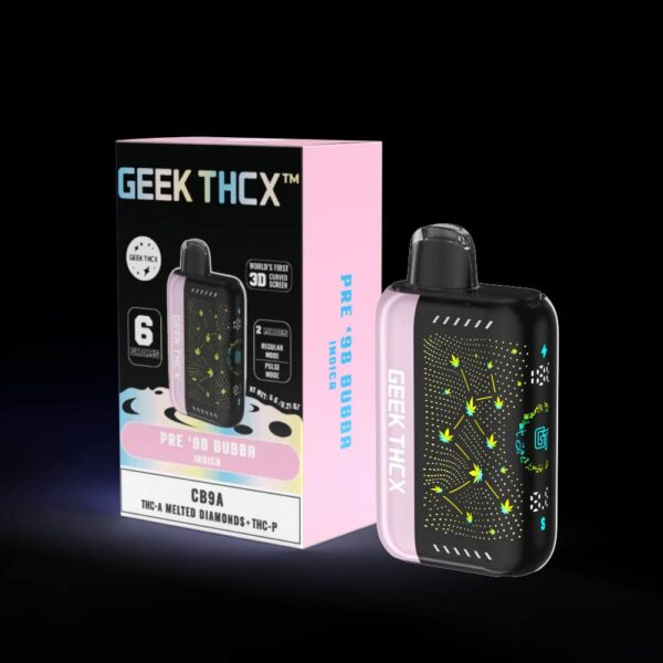 Pre 98' Bubba 6 Grams CB9A + THC-A Curve Screen Melted Diamonds + THC-P Disposable Vape Indica
